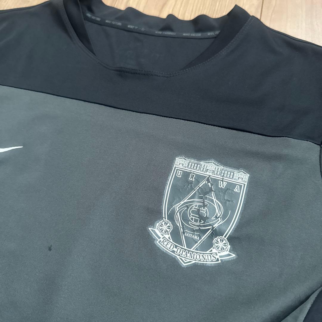 【支給品】Nike 浦和レッズ長袖プラシャツ グレー 16