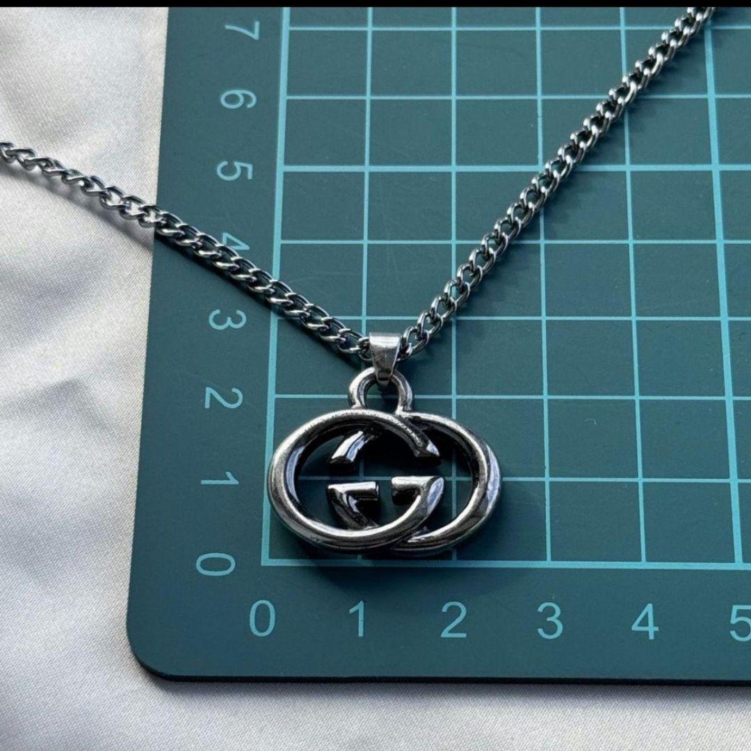 GUCCI グッチ インターロッキング チャーム&ネックレス