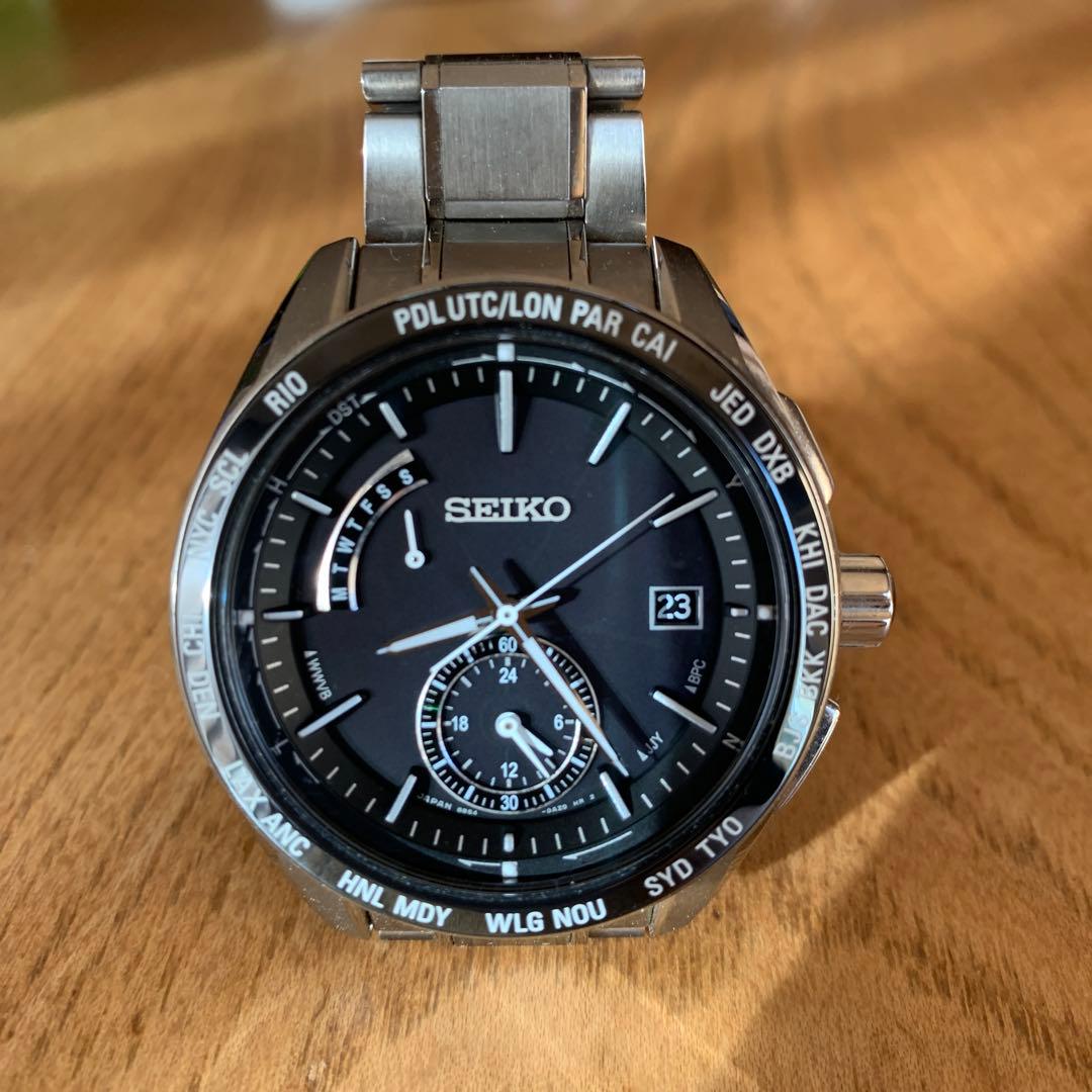 SEIKO ブライツ　ブラック アナログ時計