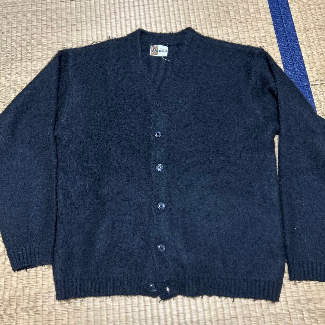 PENNEY'S TOWNCRAFT 復刻 ブラックモヘアカーディガン