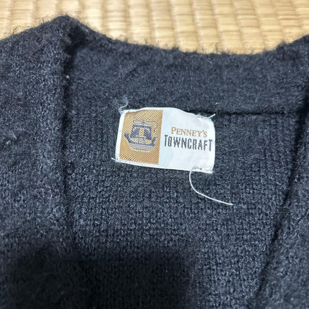 PENNEY'S TOWNCRAFT 復刻 ブラックモヘアカーディガン