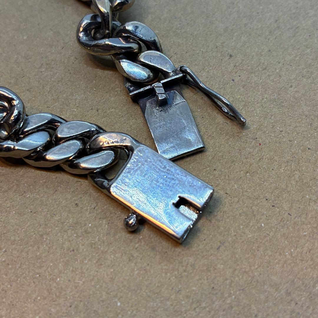 ブレスレット　極太　喜平　素材不明