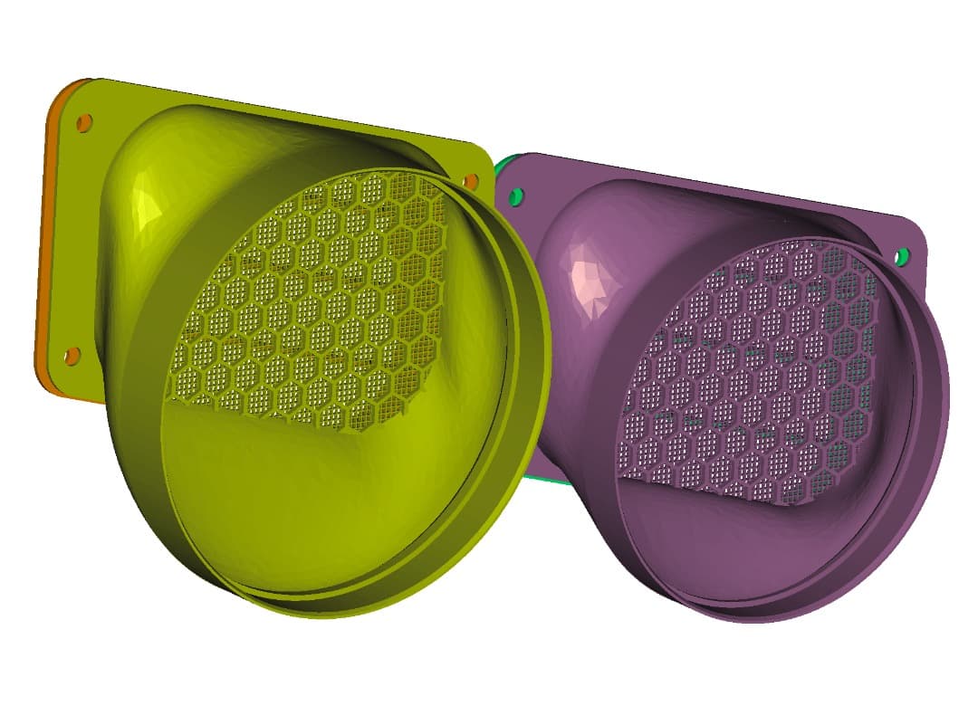 ECOFLOW WAVE2,3ダクト取付用パーツ 助手席 おーまむ様依頼品