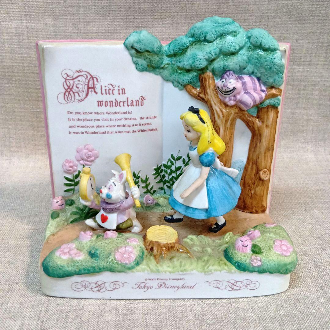 不思議の国のアリス 置物　アンティーク　激レア　当時物　ディズニー