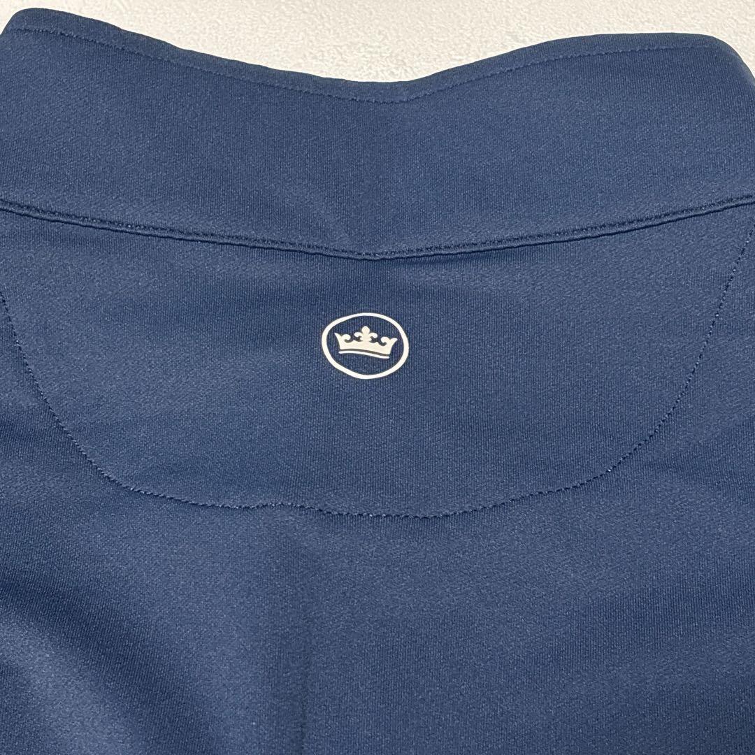 新品　PETER MILLAR 高級ゴルフライン　ハーフジップスウェット　紺　M