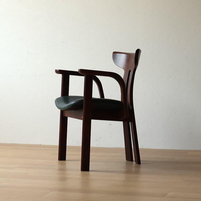 アンティーク 飛騨の家具 シラカワ ポロックチェア アームチェア ナラ材