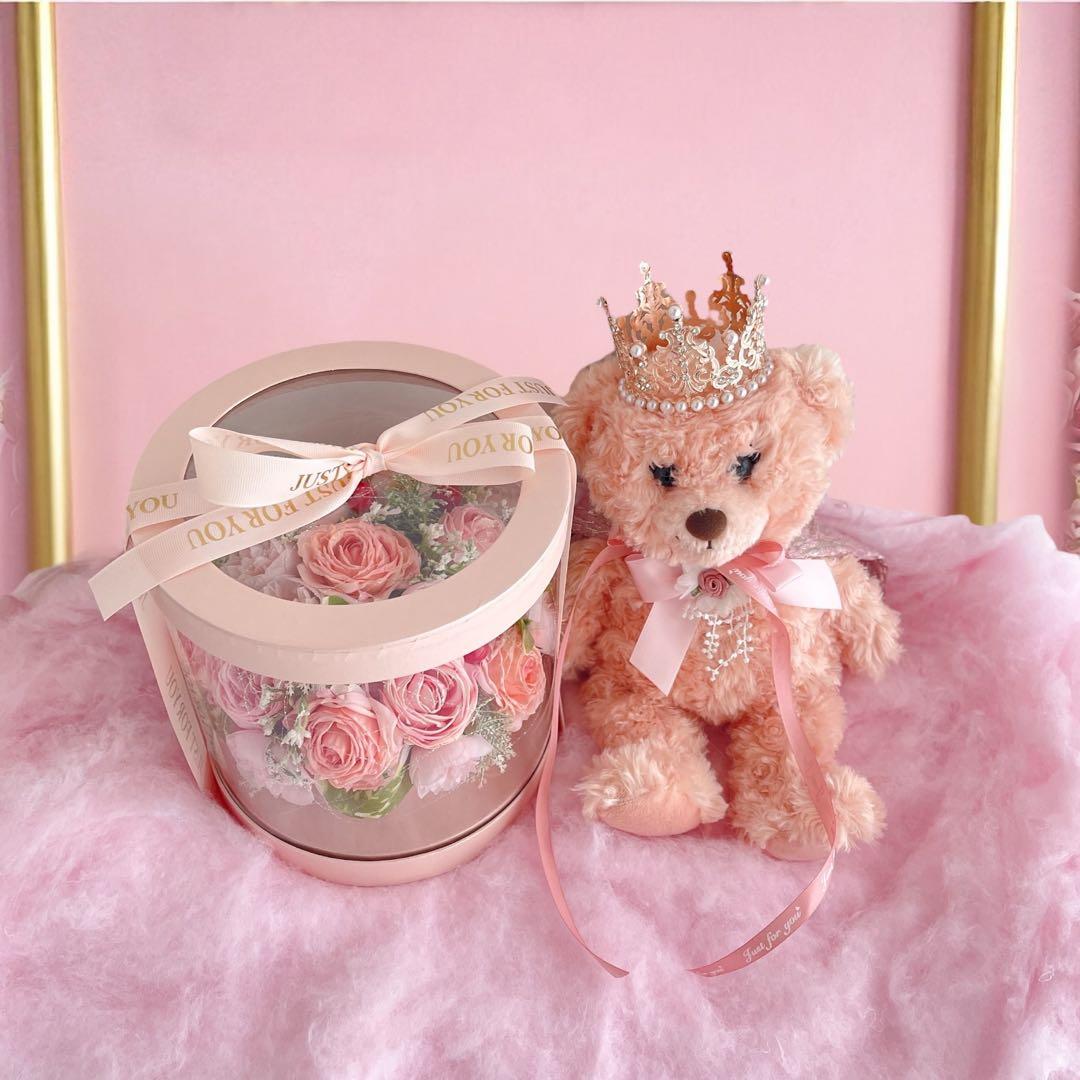 みるきぃまま クラウンベアとピンクローズのクリスマスギフトセット