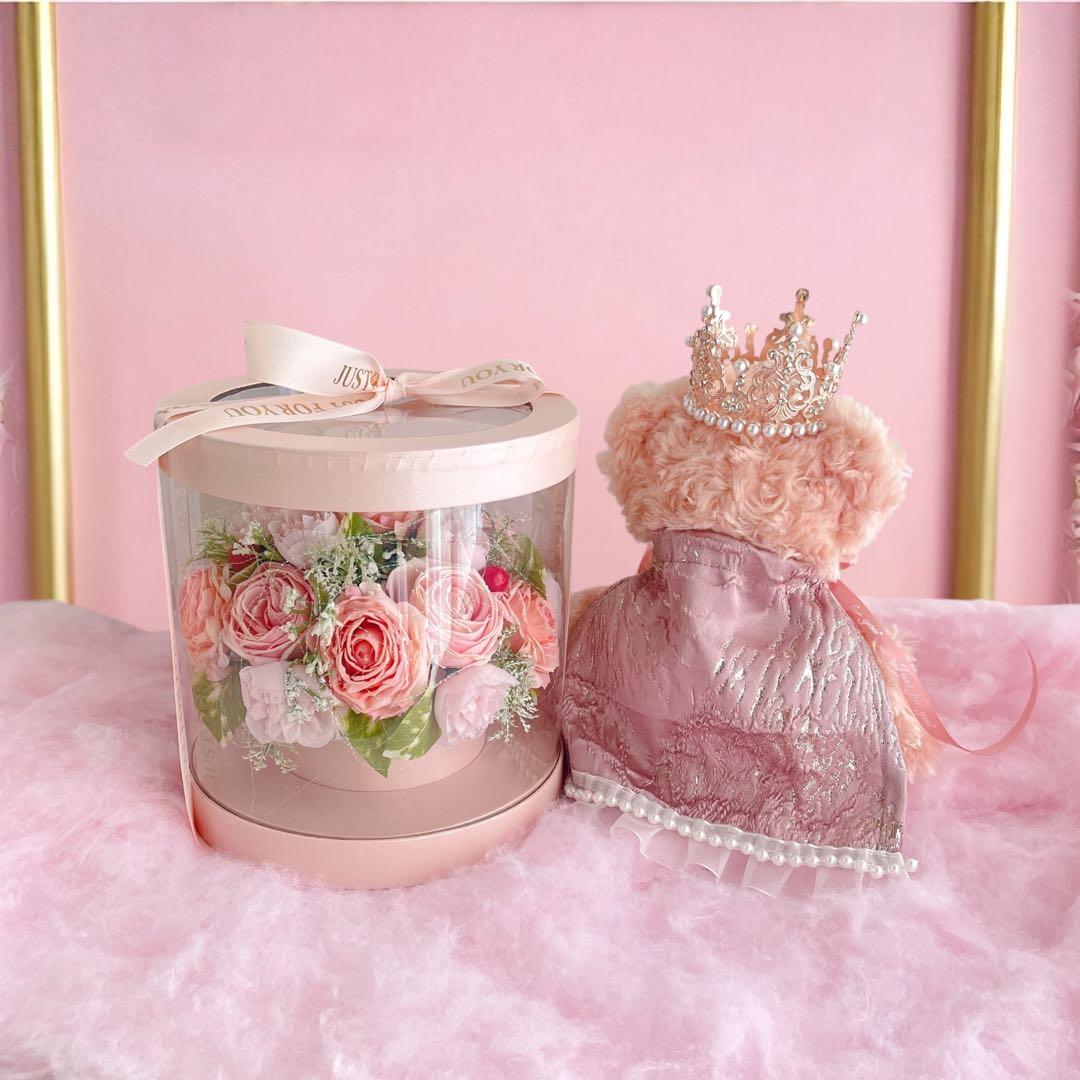 みるきぃまま クラウンベアとピンクローズのクリスマスギフトセット