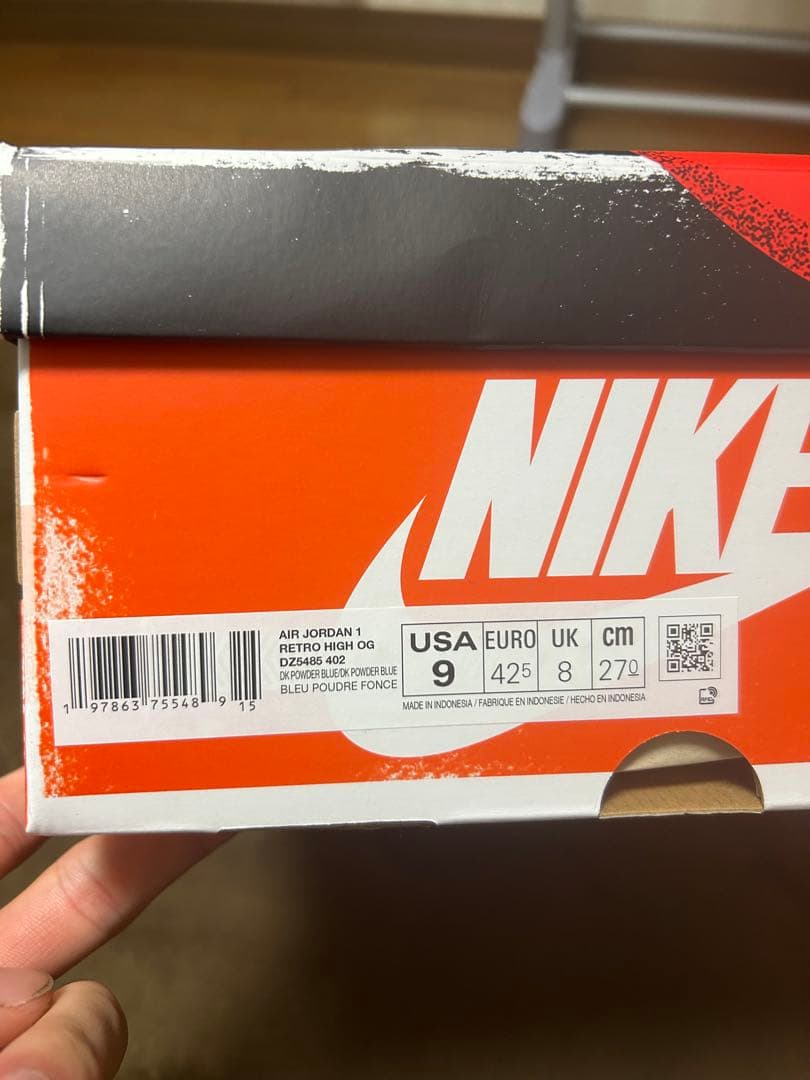 新品未使用　NIKE AIR JORDAN1 エアジョーダン1 AJ1 UNC