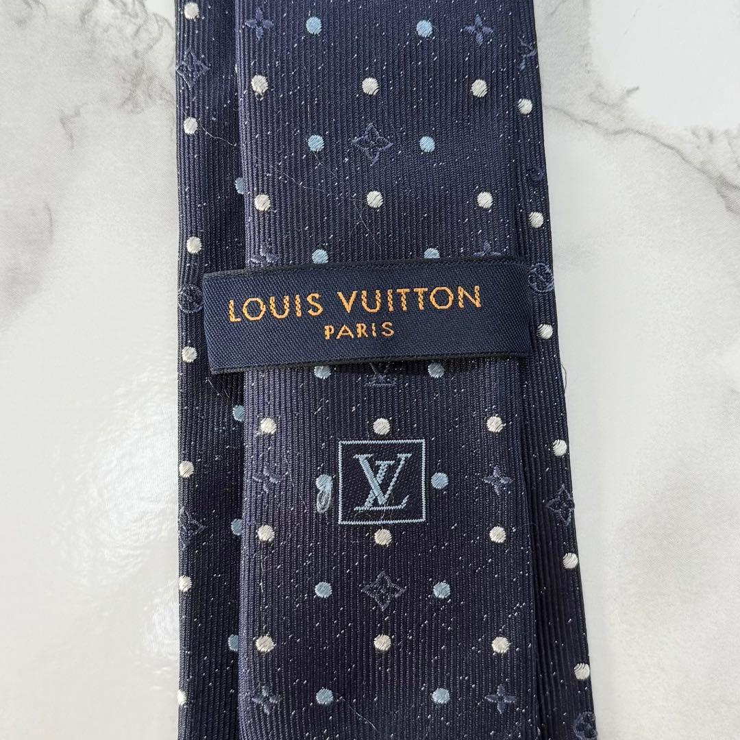 ✨極美品✨ 現行 LOUISVUITTON ネクタイ シルク100% モノグラム