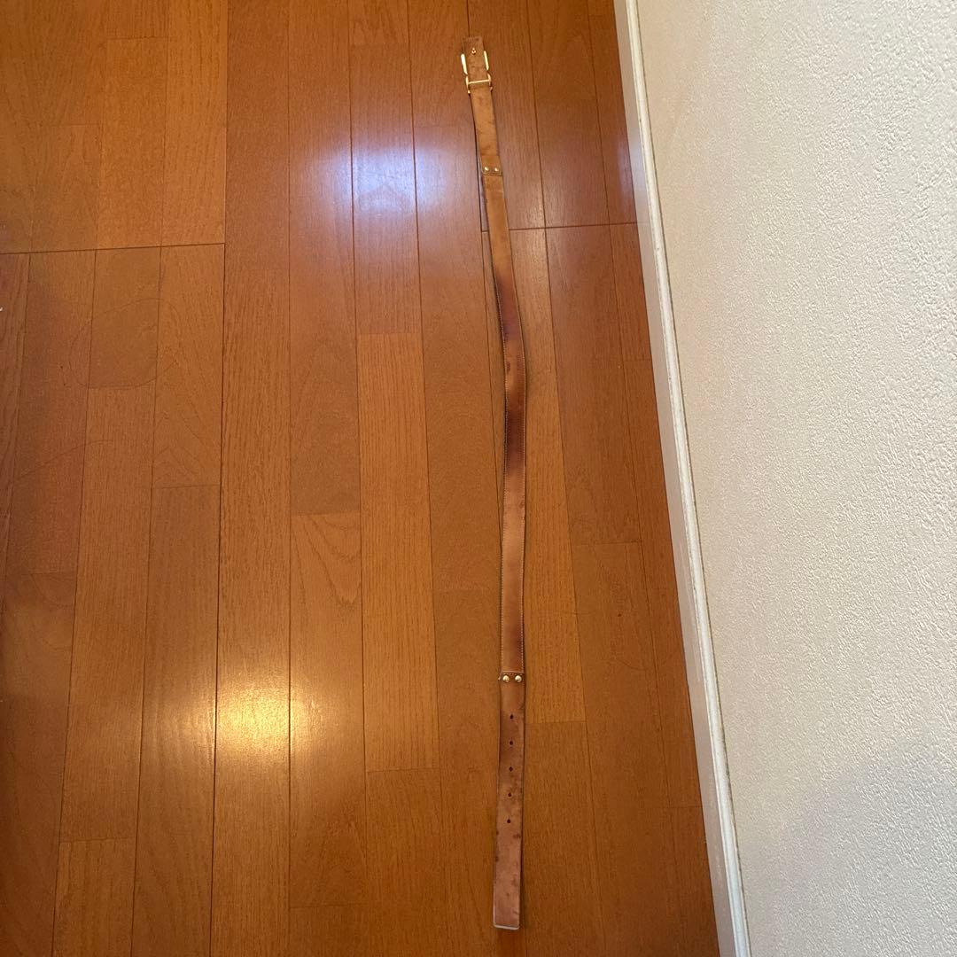 D&G 蛇柄 デニム ベルト85㎝