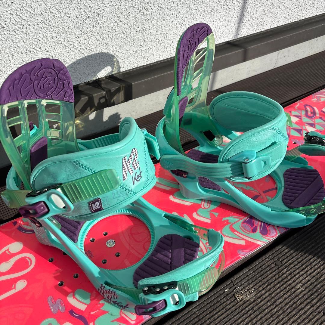 ず*ん様 キッズスノーボード3点セット　Burton✖️k2