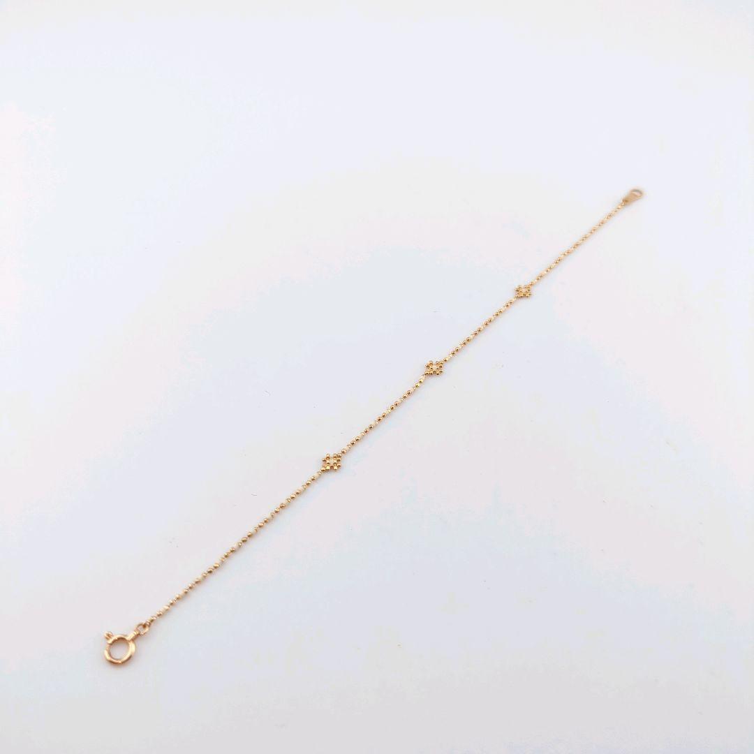 NOJESS ノジェス K10 ブレスレット ゴールド ホワイト 華奢