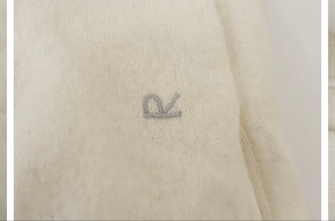 45R 縮絨ニットのパフスリーブドレス