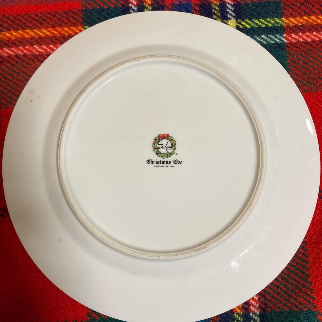 アンティーククリスマス絵皿
