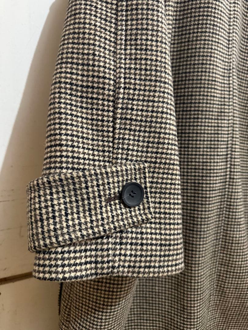 SLOBEチェック柄ダブルブレストコート