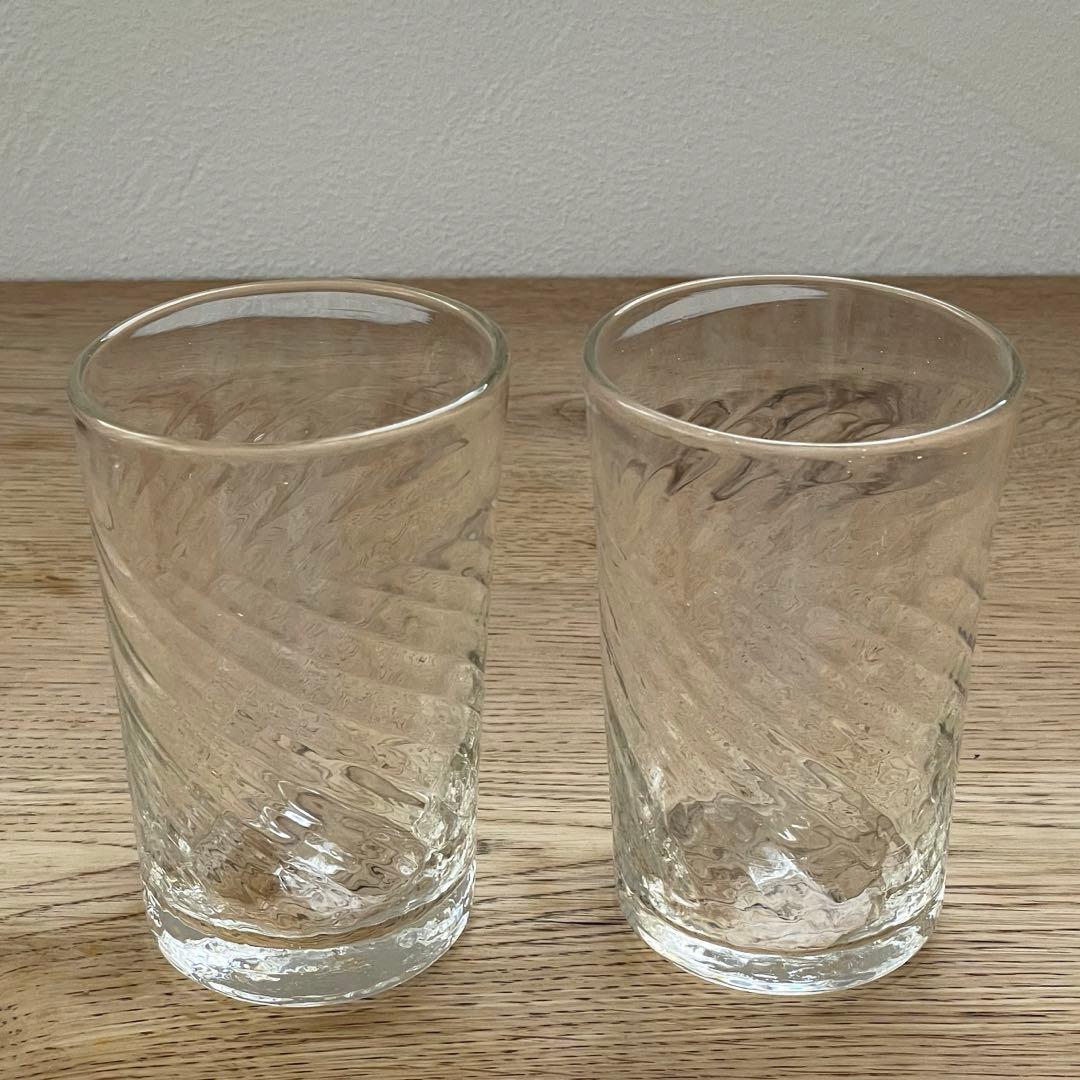 倉敷ガラス　小谷栄次さん　グラス　2個セット