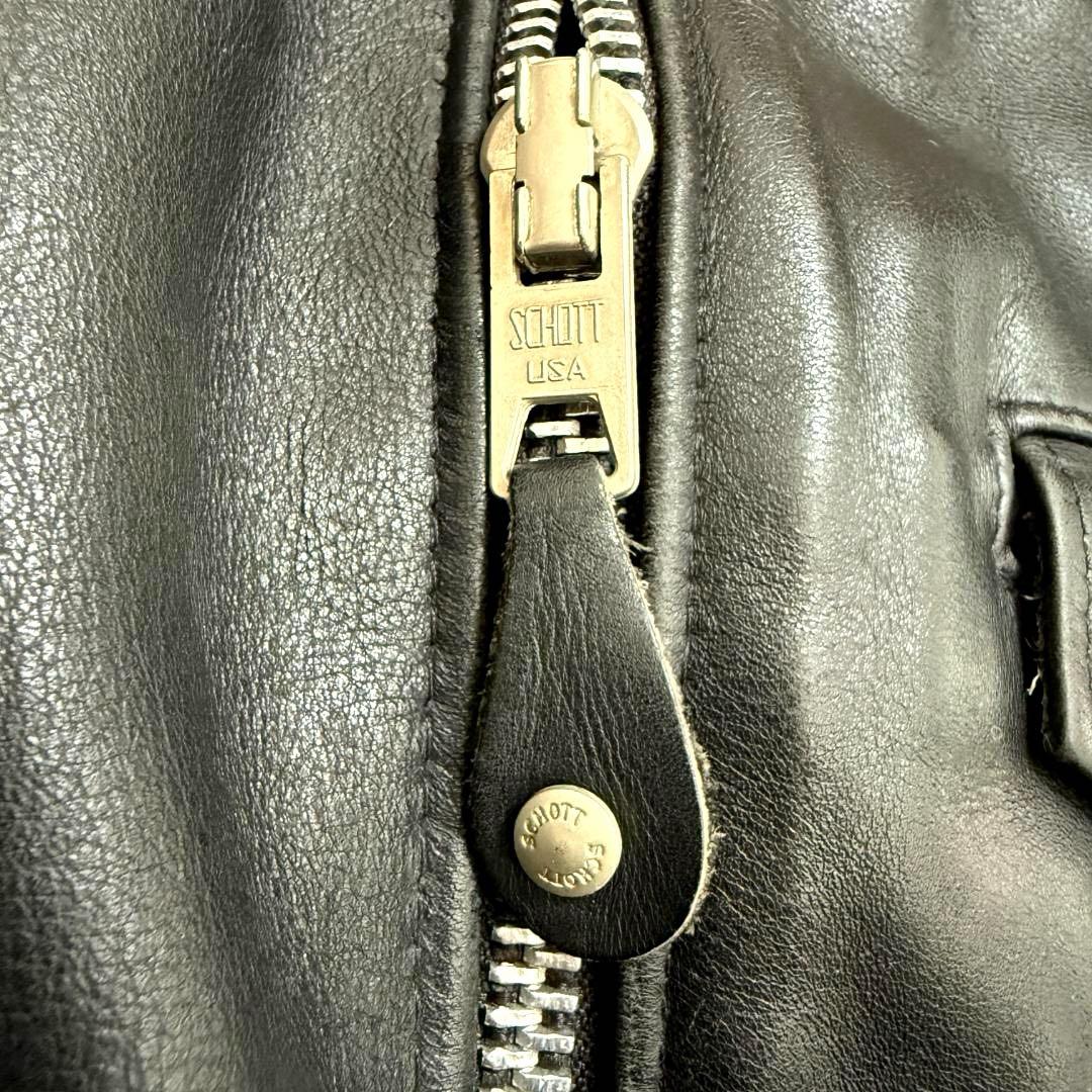 ナツ様✨米国製 schott ダブルライダースジャケット 613 ワンスター