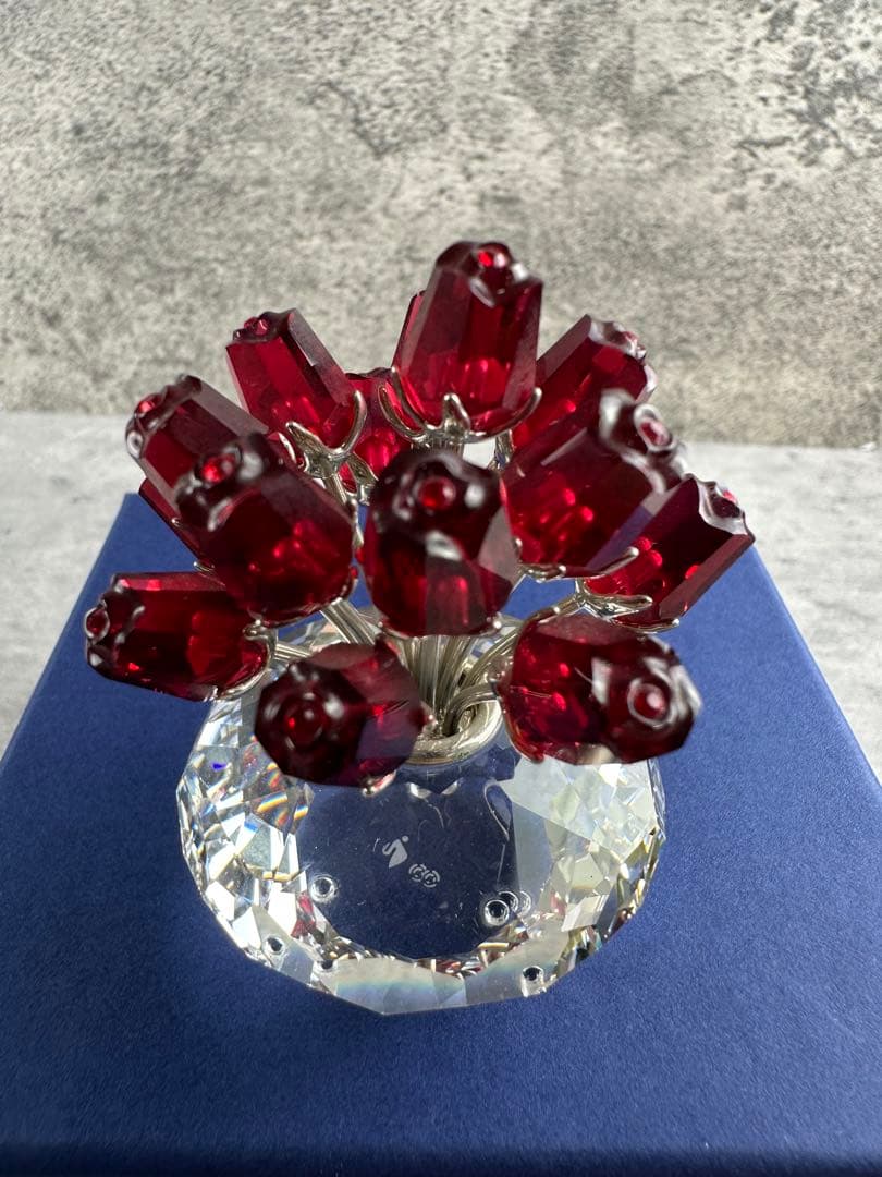 【未使用】スワロフスキーSWAROVSKI 15本の薔薇 オーナメント 限定品