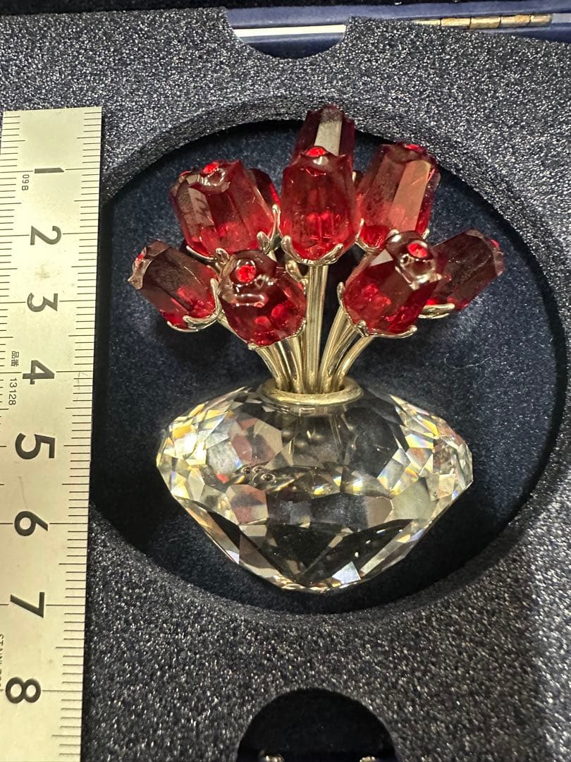 【未使用】スワロフスキーSWAROVSKI 15本の薔薇 オーナメント 限定品