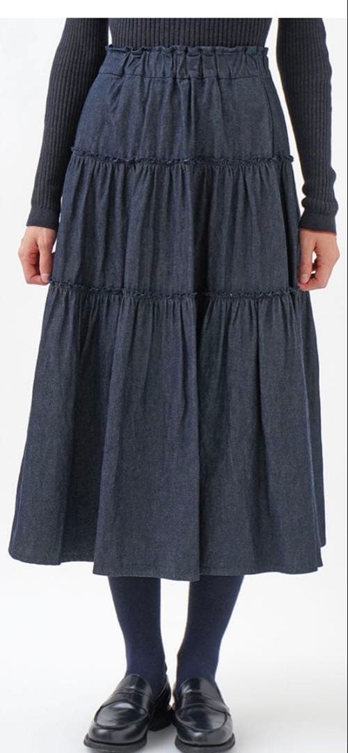 現行品新品パラスパレス　風呂敷付デニムスカート