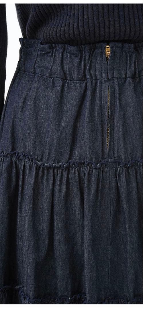 現行品新品パラスパレス　風呂敷付デニムスカート