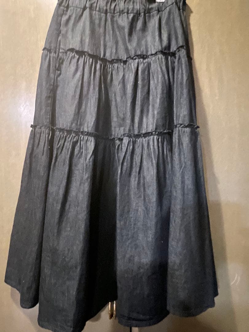 現行品新品パラスパレス　風呂敷付デニムスカート