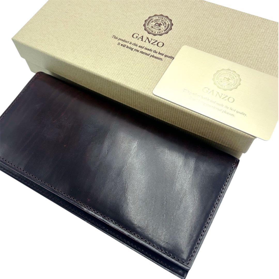 ✨新品✨ GANZO GUD2 ブラウン 長財布 メンズ
