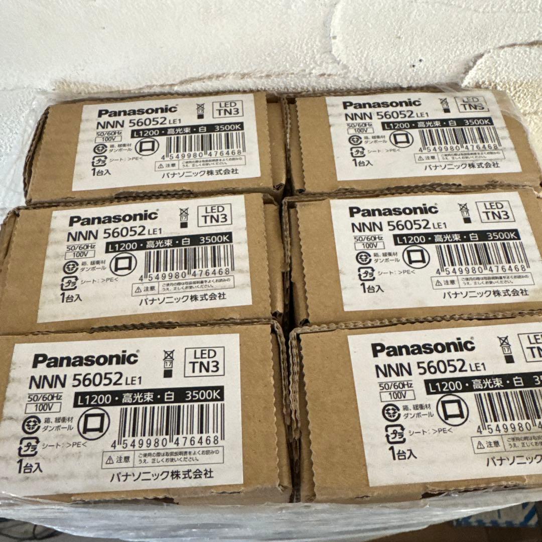 パナソニック LED(温白色) ベースライト NNN56052LE1 6本