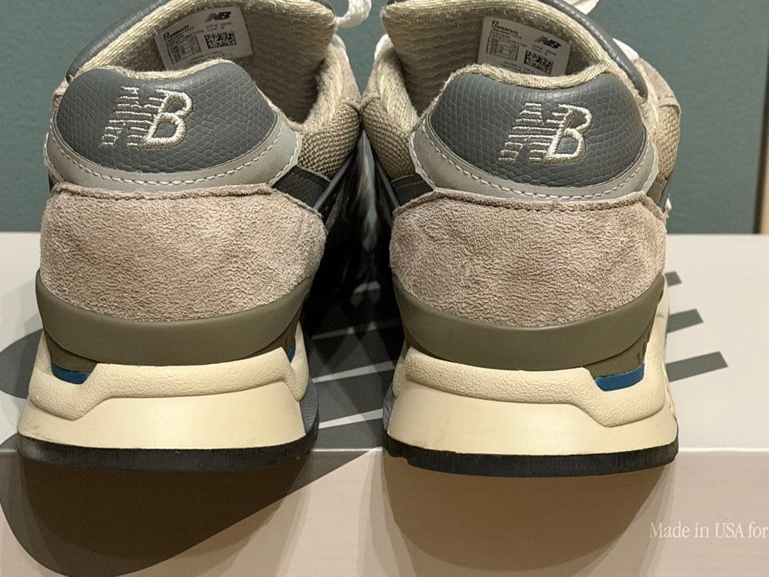 【値下げ】New Balance 998 グレー 27cm