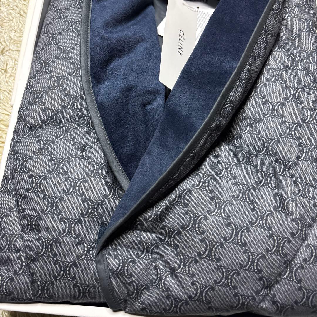 極希少カラー セリーヌ 羽毛 肩当て ダウンベスト ポンチョ マカダム 未使用