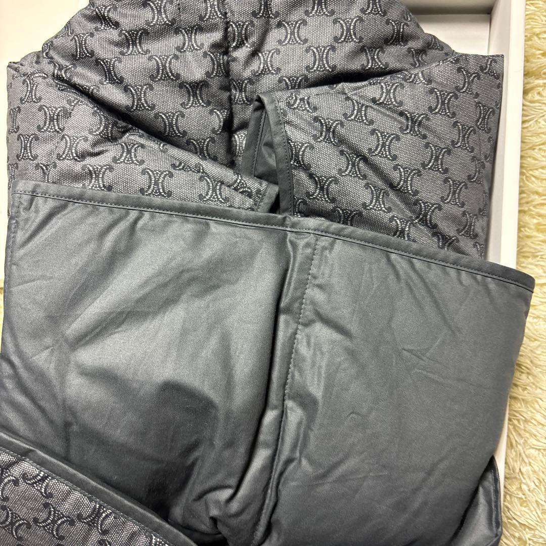 極希少カラー セリーヌ 羽毛 肩当て ダウンベスト ポンチョ マカダム 未使用