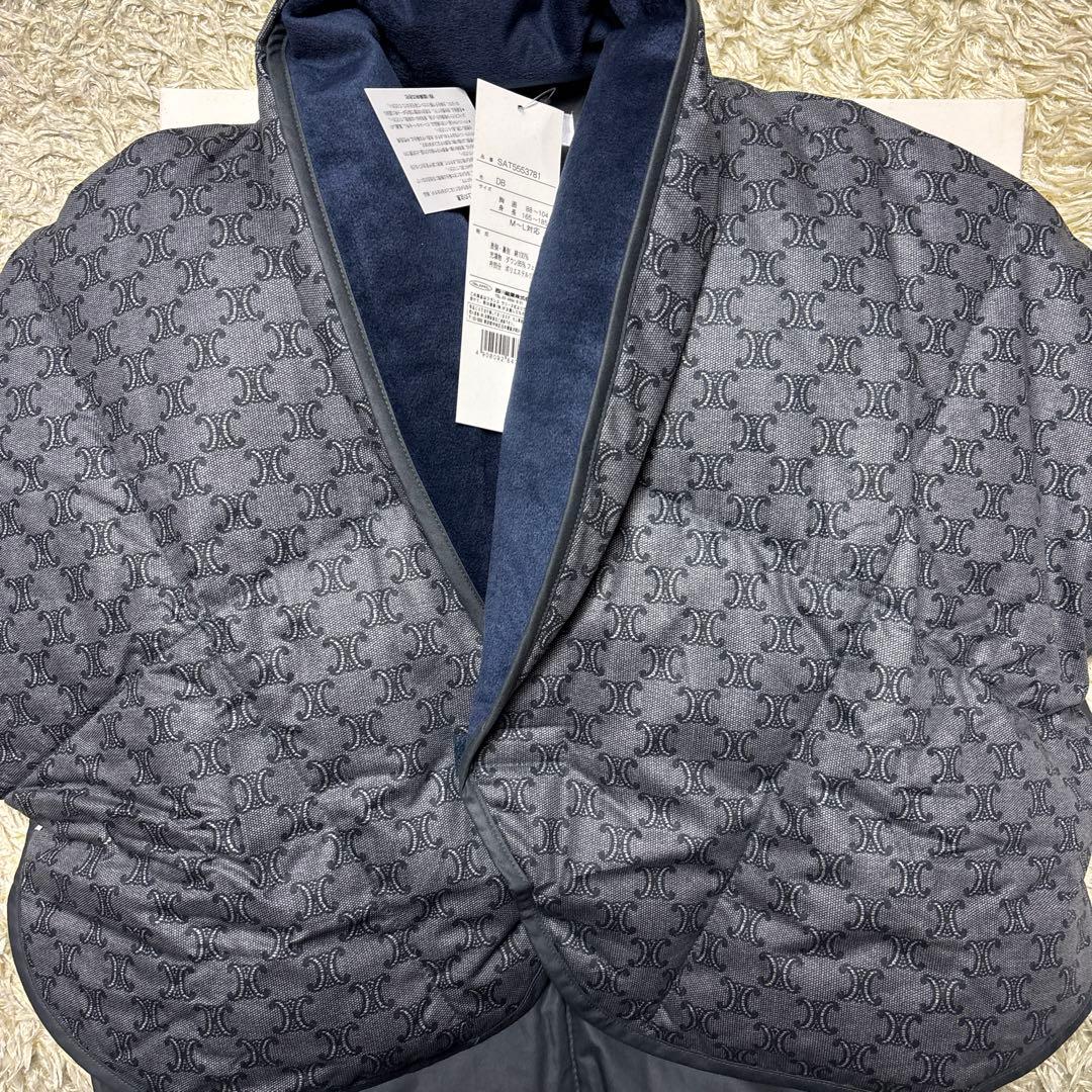 極希少カラー セリーヌ 羽毛 肩当て ダウンベスト ポンチョ マカダム 未使用