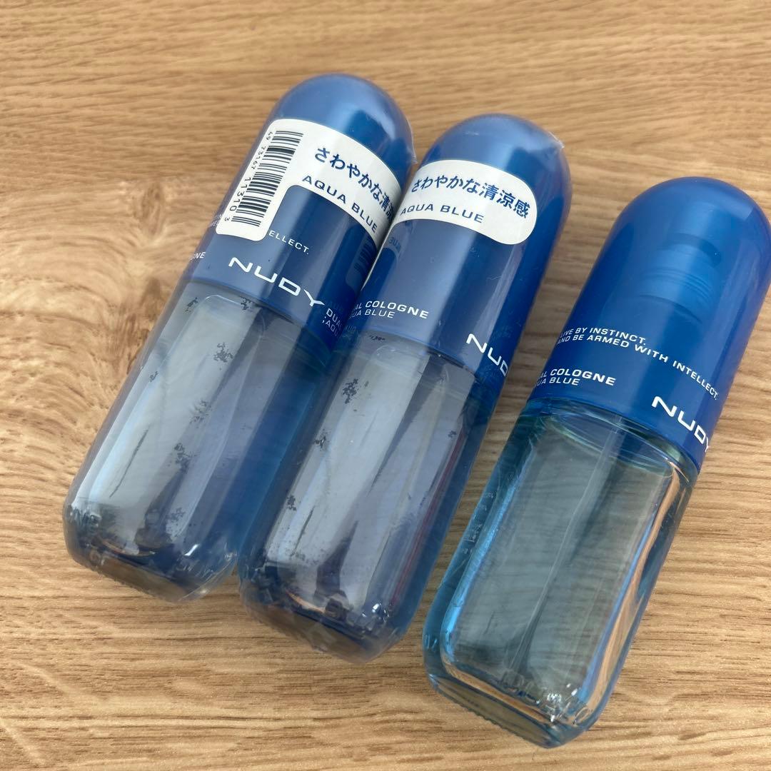 カネボウ　NUDY ヌーディ　デュアルコロン　アクアブルー　3本セット　2本新品