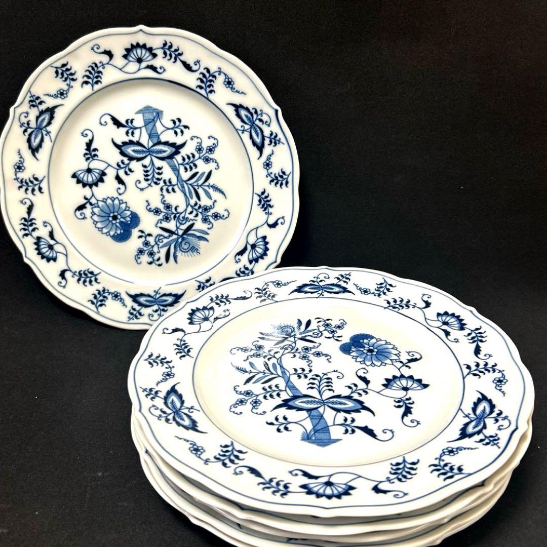 ブルーダニューブ　プレート　6枚セット　26cm 皿　大皿　ブルーオニオン