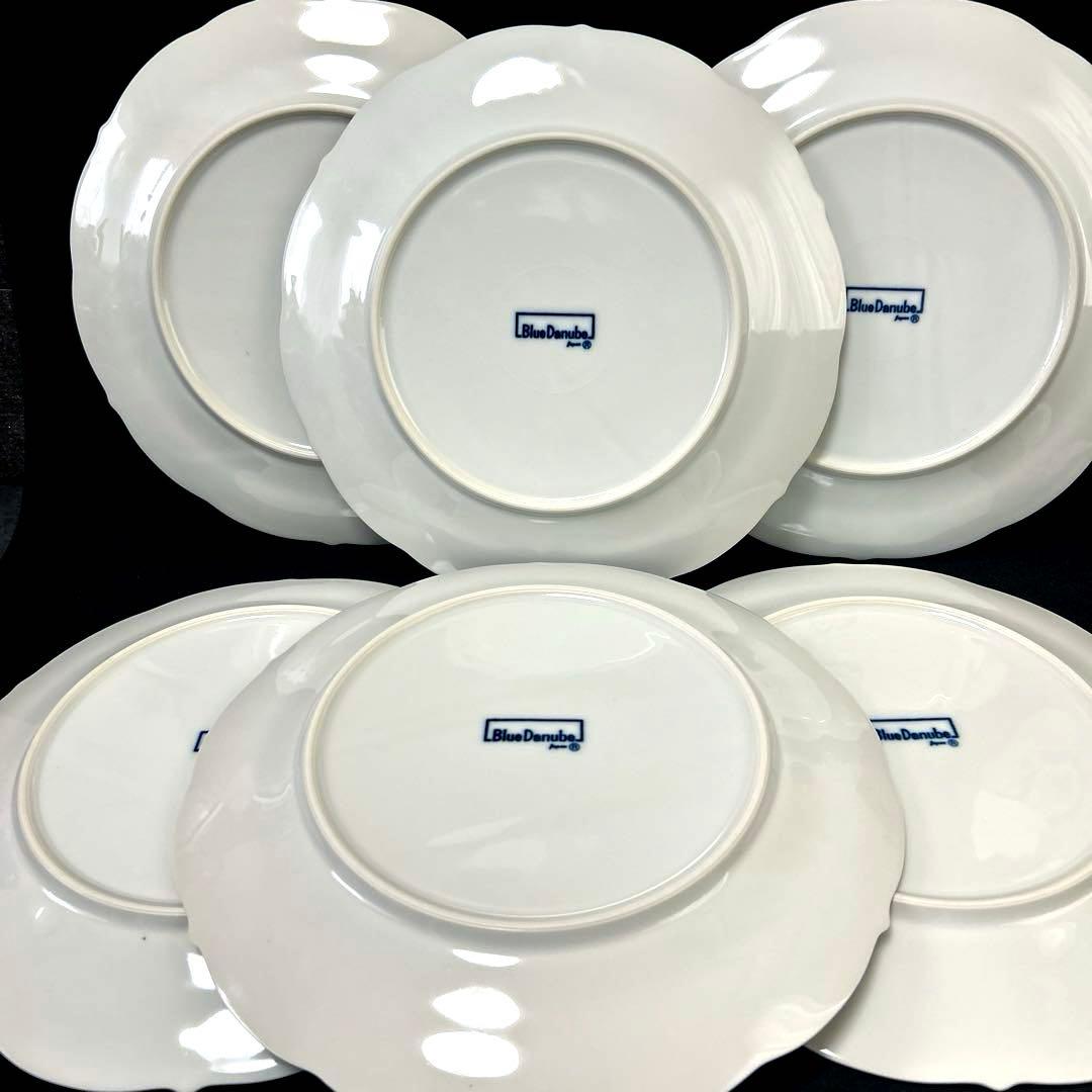 ブルーダニューブ　プレート　6枚セット　26cm 皿　大皿　ブルーオニオン