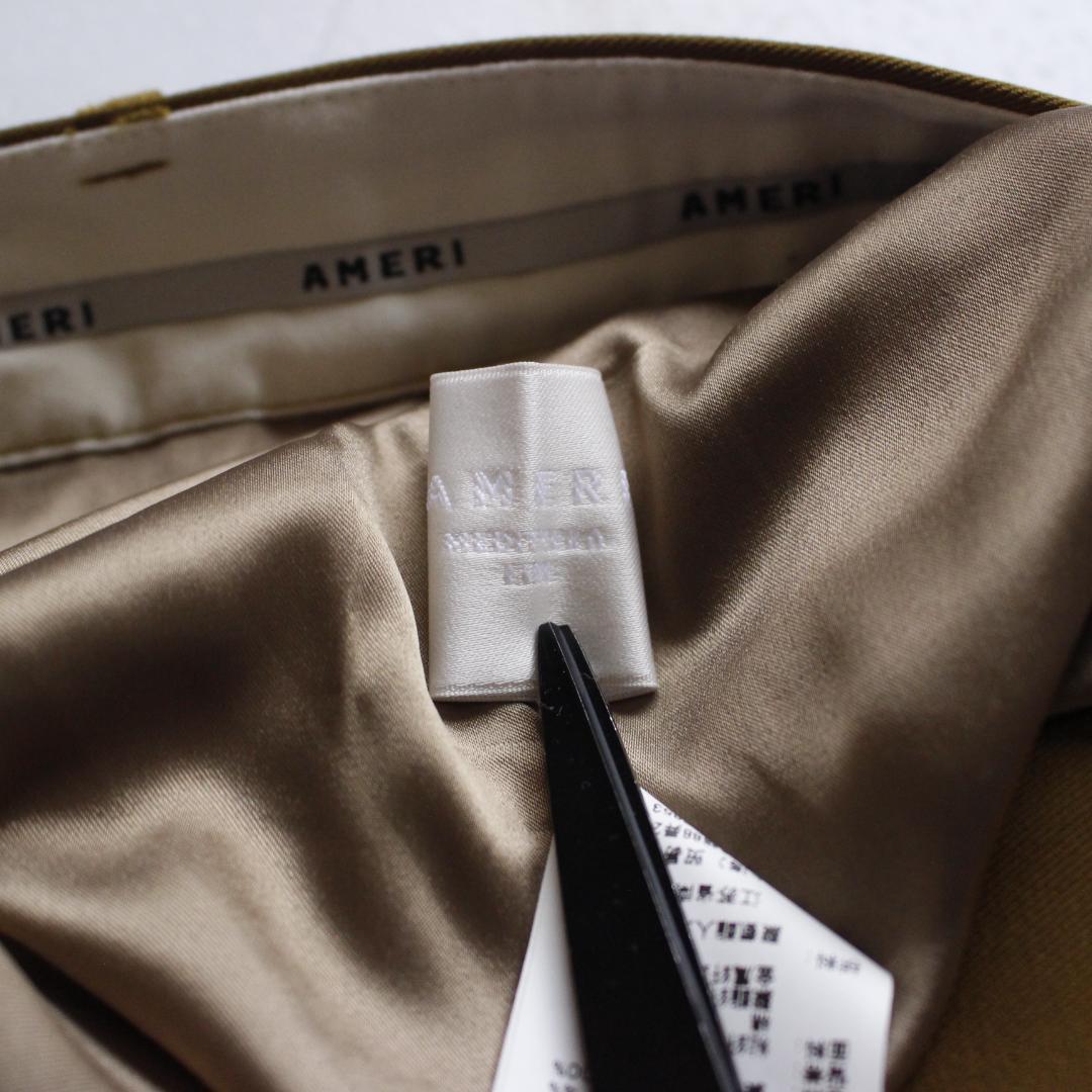 【極美品】AMERI VINTAGE サスペンダーパンツ Mサイズ ブロンズ