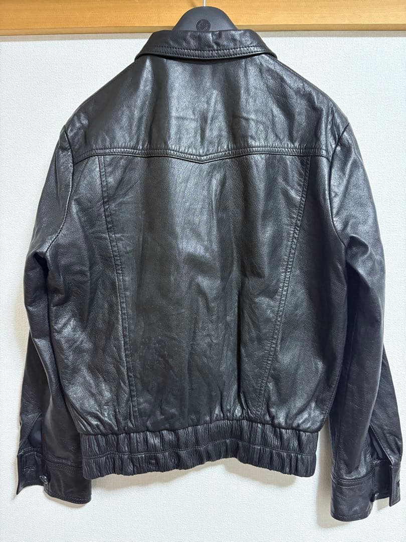 Black Leather Jacket ブラック レザージャケット