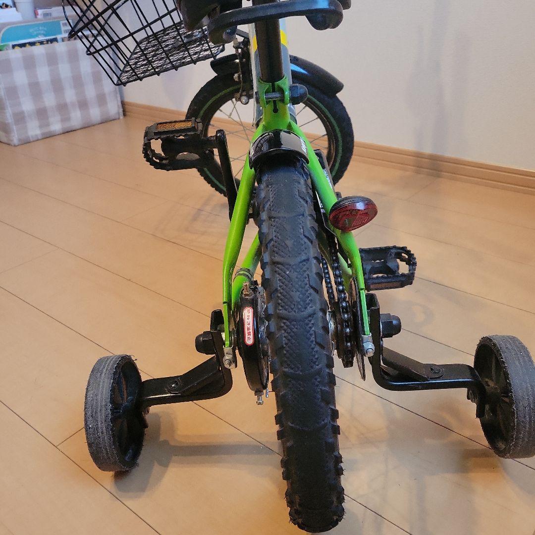 幼児用・子供用自転車　14インチ　BMXテイスト　グリーン
