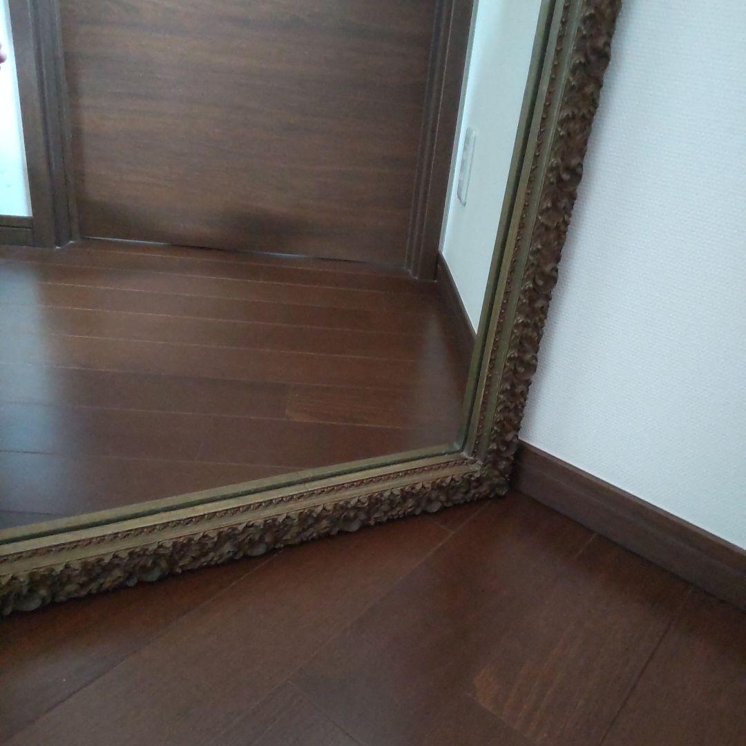 アンティーク　壁掛けミラー
