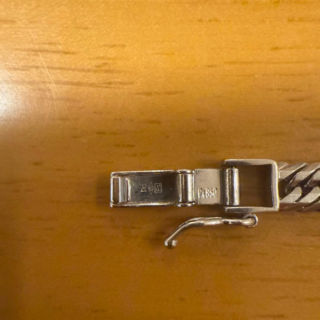 格安プラチナ喜平12面トリプル　ブレスレット21g 20センチ