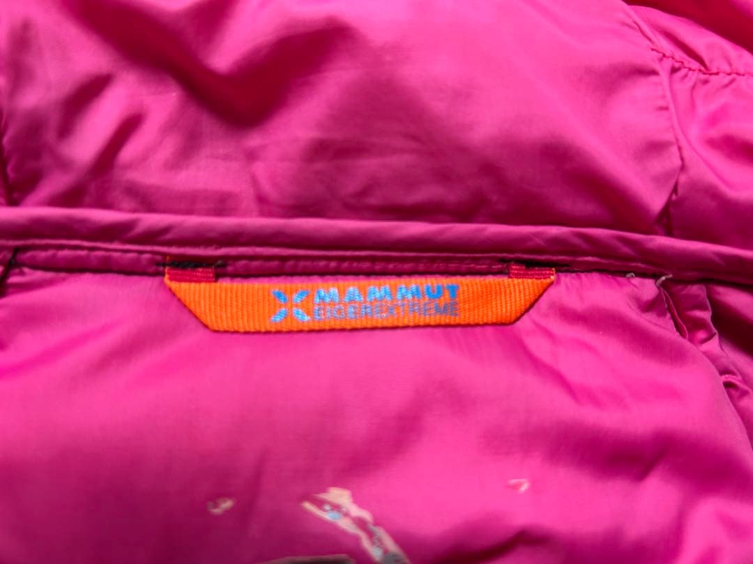 MAMMUT EIGETEXTREMEブラック ピンク ダウンジャケット