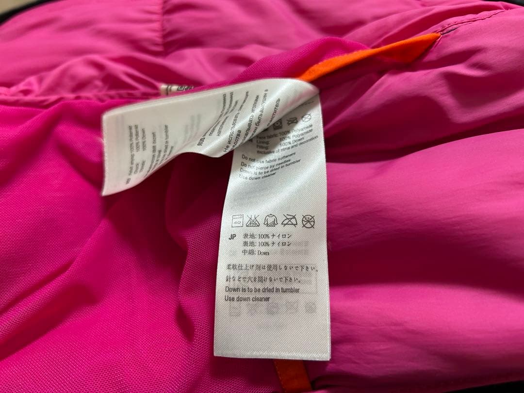 MAMMUT EIGETEXTREMEブラック ピンク ダウンジャケット