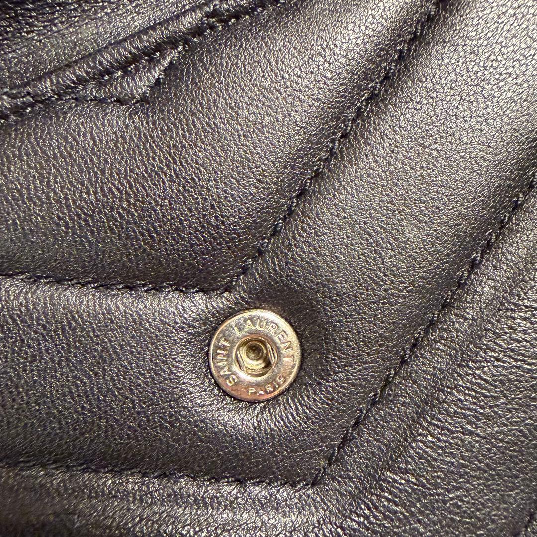 Saint Laurent サンローラン 折り財布 ブラック