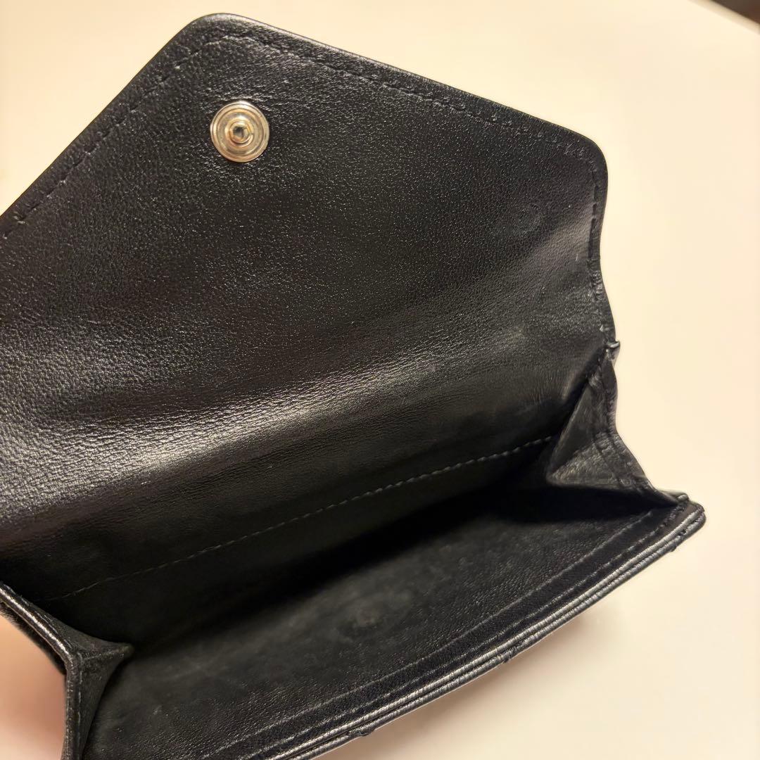 Saint Laurent サンローラン 折り財布 ブラック