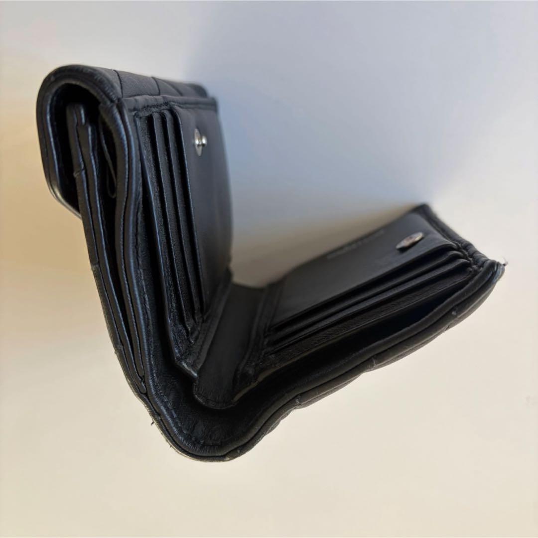 Saint Laurent サンローラン 折り財布 ブラック