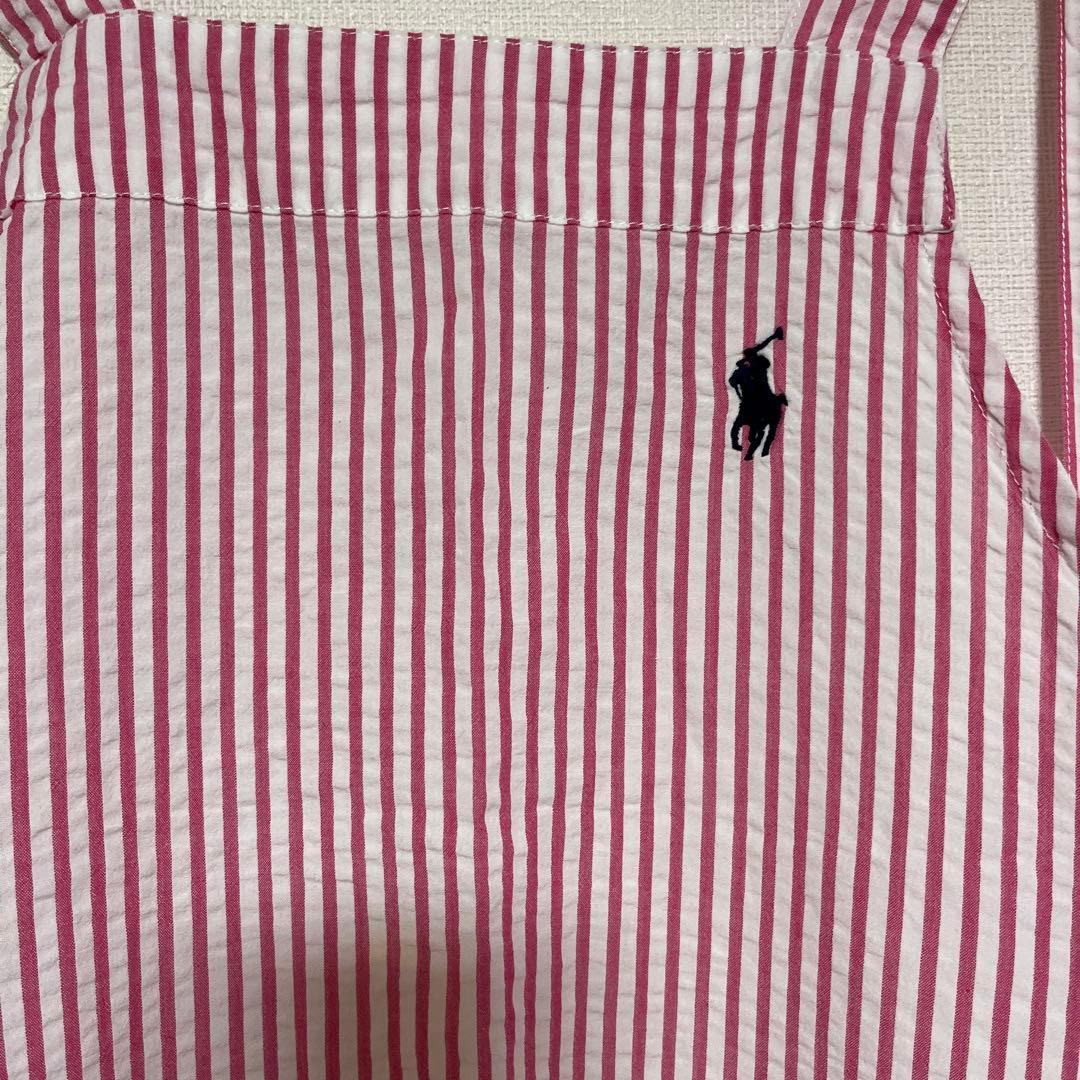 ★美品★ ラルフローレン　エプロン　サッカー生地