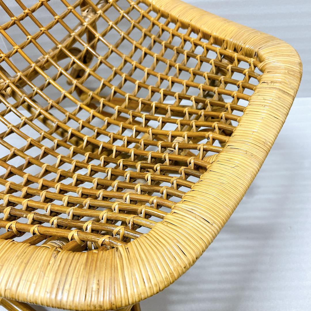 【良品✨送料無料】ラタンチェア 籐 椅子 アジアン家具 バリ風②