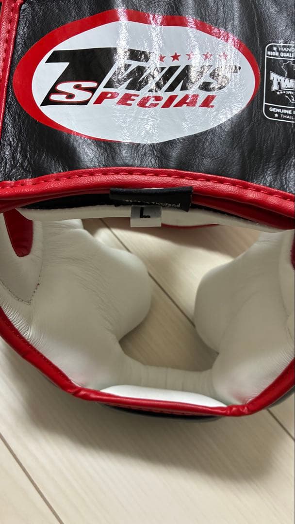 セッキー【美品】TWINS SPECIAL ヘッドギア Lサイズ　試着のみ