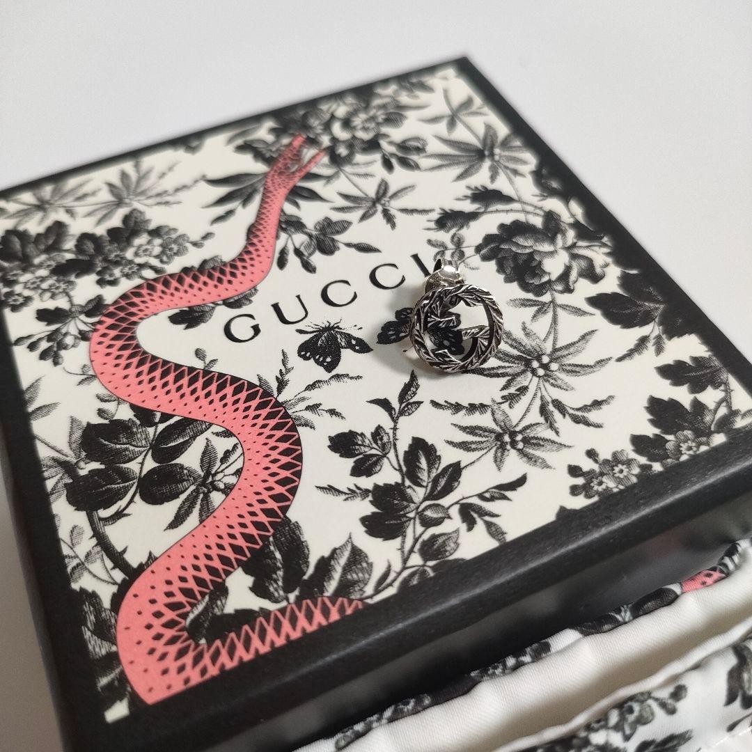 GUCCI インターロッキングG ピアス シルバー925 アラベスク
